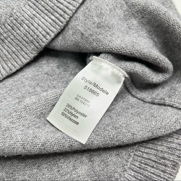 GABBY ISABELLA Lady Patchwork Jewelled Appliqué Grey Graphic Crewneck Sweater - Picture 15 of 17